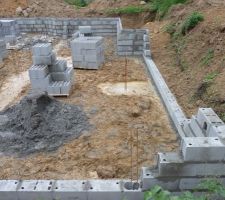 Photo de l'&eacute;l&eacute;vation du vide sanitaire n&deg;7