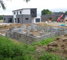 Photo de l'&eacute;l&eacute;vation du vide sanitaire n&deg;8