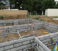 Photo de l'élévation du vide sanitaire n°12