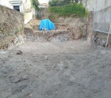 Terrassement terminé prêt à recevoir la maison