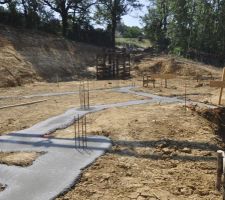 Fondations Chambres / Dressing / SDB