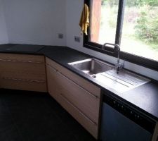 Une partie du plan de travail