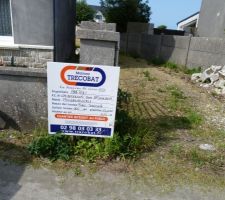 Pancarte du permis de construire au 29 mai 2013