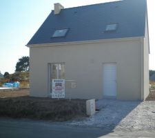 La maison à la veille de la livraison !