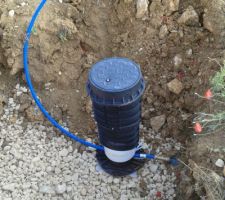 Mise en place du compteur d'eau ce jour