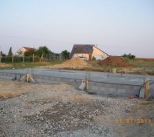 Dalle coulee cet aprem