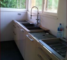 Cuisine en cours de montage