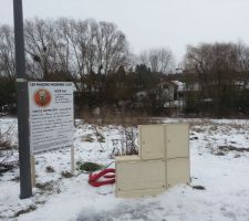 Terrain vue du haut.