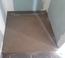 Caniveau douche encastré