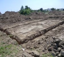 Vendredi 12 juillet emplacement des futures fondations