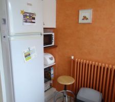 Cuisine vue depuis le four