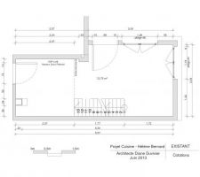 Plan de la Buanderie actuelle