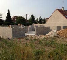 En une journ&eacute;e 6 rangs..&ccedil;a pousse! Temp&eacute;rature 30&deg;C.