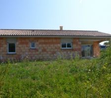 Jardin en friche avant amenagement