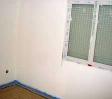 Première couche de peinture