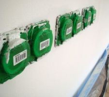 Première couche de peinture