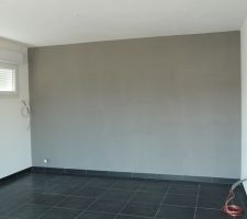 Petite touche de couleur au salon