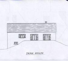 Vue de l'arrière de la maison