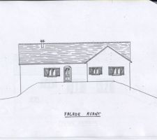 Vue de l'avant de la maison
