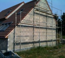 Échafaudage pour enduit