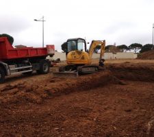 Terrassement de notrer terrain - pente de 12 %