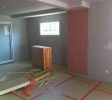 Installation du TMS (cot&eacute; salle &agrave; manger/salon)