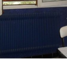 Radiateur en fonte à repeindre