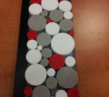 Frise salle de bain et sol de la douche italienne