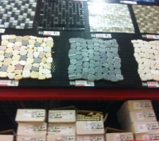 Des galets pour la douche italienne ?
Qu en pensez vous ?