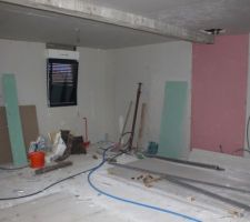 Le rez de chaussée est bientôt fini