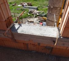 B&eacute;ton bord de fen&ecirc;tre