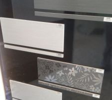 La fa&iuml;ence que nous avons choisi pour la SdB chez Ambiance Carrelage