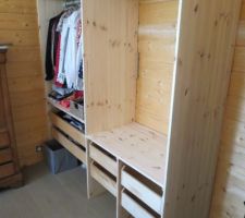 Fin de la 2&egrave;me &eacute;tape de la penderie