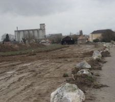 D&eacute;but des travaux de viabilisation du lotissement