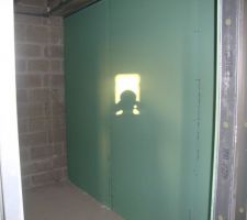 Cloison entre garage et chambre