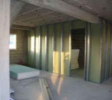 Cloisons du garage OK!!!!