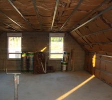 Isolation du garage en cours.