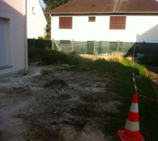 Nettoyage du terrain réalisé