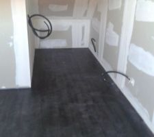 Pose lames chambre 2