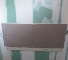 Faience lavabo salle d'eau