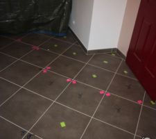 Carreaux à changer dans le hall d'entrée