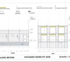 Plans beton