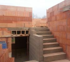 Escalier accés chambre