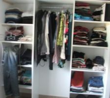 Placard de notre chambre