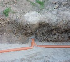 Evacuation des eaux de pluies vers cuve