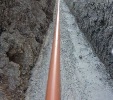 Evacuation des eaux de pluies vers cuve