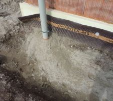 Evacuation des eaux de pluies vers cuve