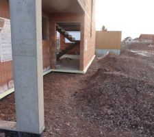 Isolation du sous bassement terminé