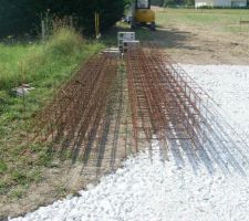 Ferrailles pour les fondations
