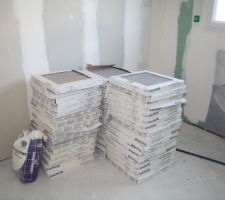 Carrelage arriv&eacute;